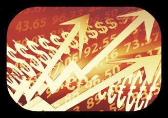 sepia image-arrows-dollar signs