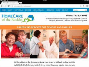 homecare of the rockies-horizontal tablet example