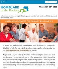 homecare of the rockies-vertical tablet example