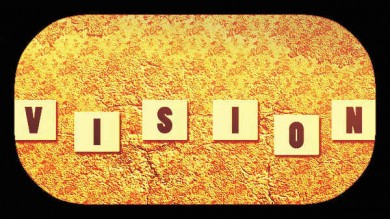 letters spelling vision