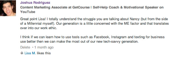 smiling guy-linkedin comments
