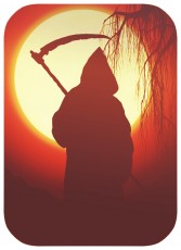 grim reaper image with scythe