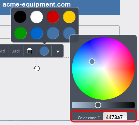 color code example-colorful circles