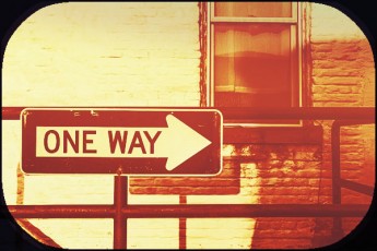 one way sign