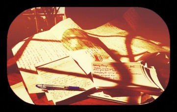 pen with papers-written letters