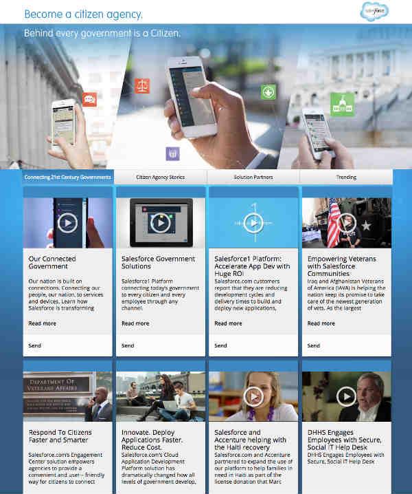 salesforce example-texts to prospects