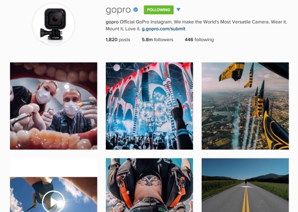 Instagram-gopro