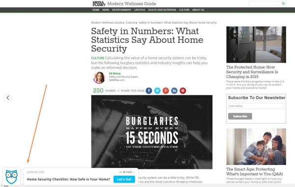 SafeWise-pop-up