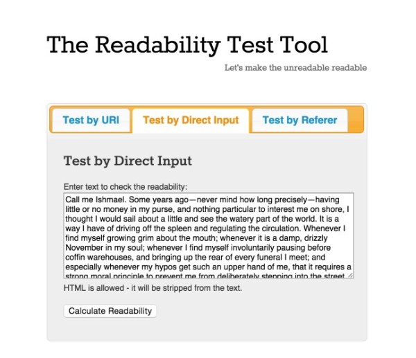 readability-test-tool