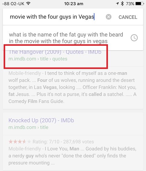 Voice-query-results