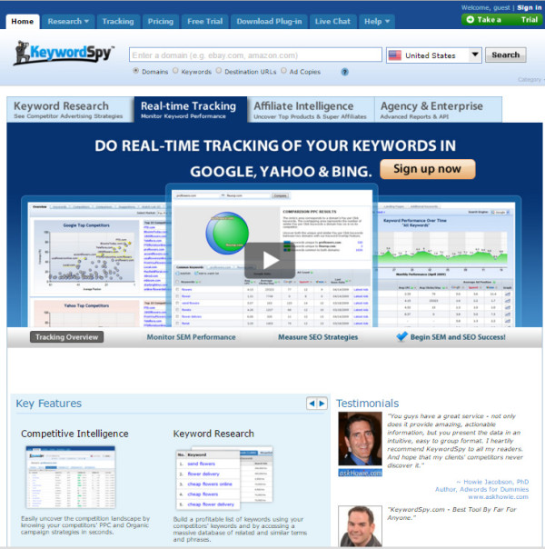 keyword-spy-screenshot