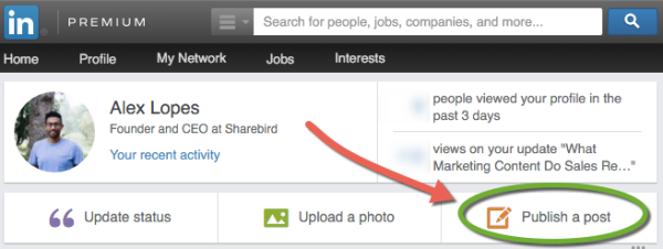 LinkedIn-Publish-A-Post