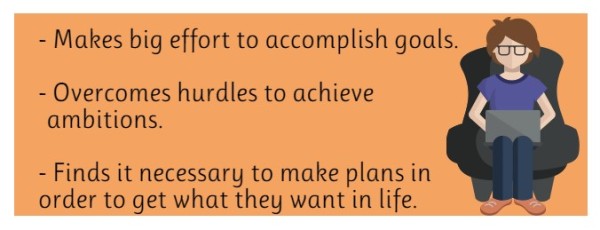 Rewarding Goal-Driven Persistence