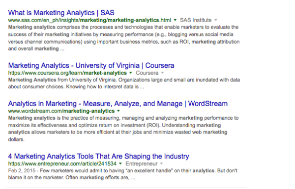 Early Search Results