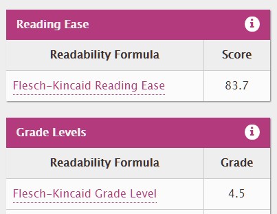Readability Formula