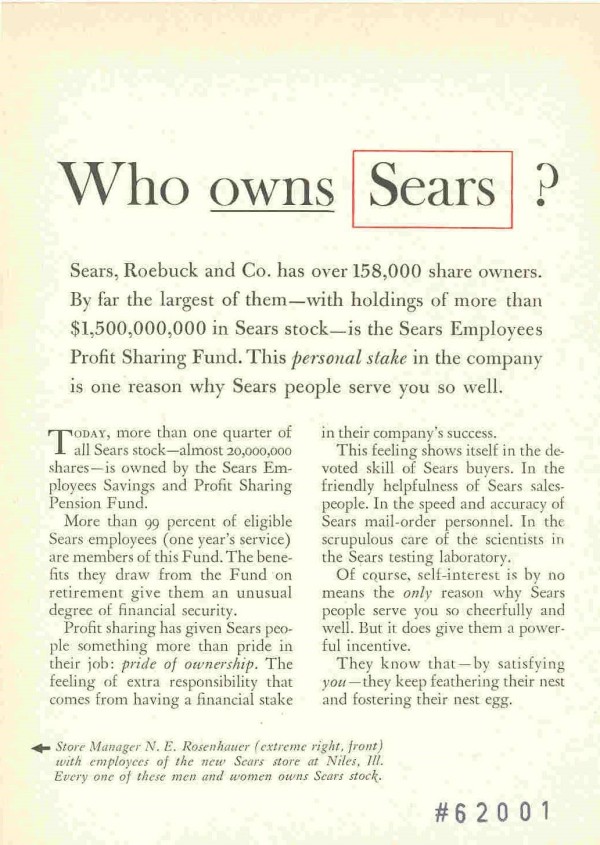 Rhetorical Questions - Sears example