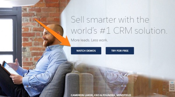 Salesforce CTA example