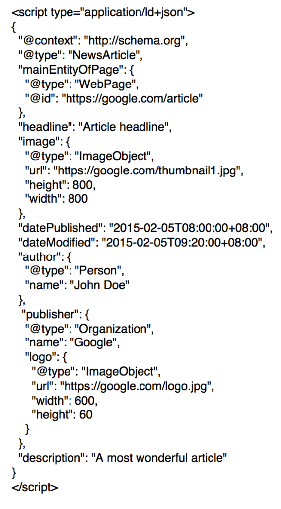 Schema Markup