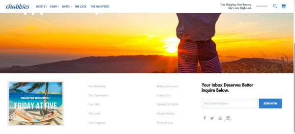 chubbies-website-example