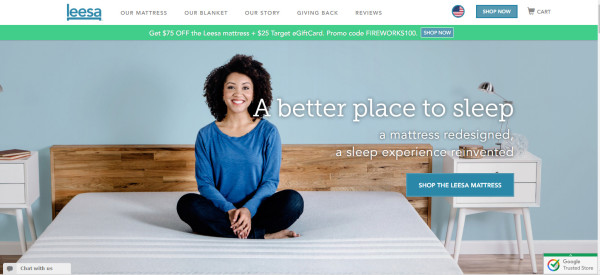 leesa-website-example