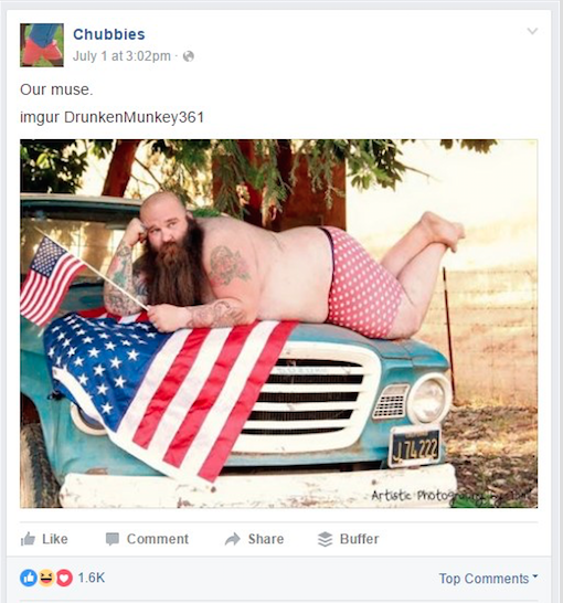 chubbies on facebook