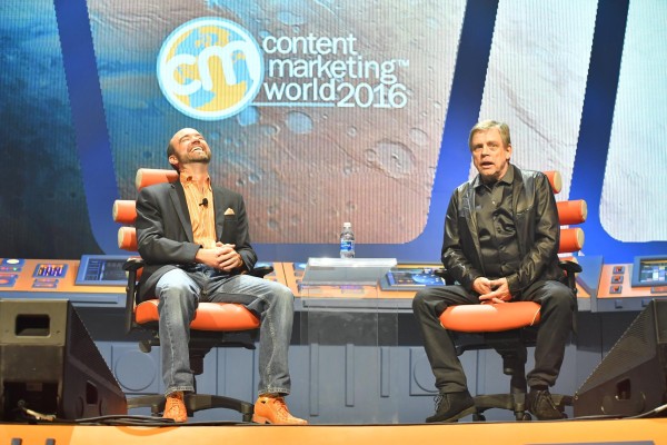 joe-pulizzi-mark-hamill-content-marketing-world
