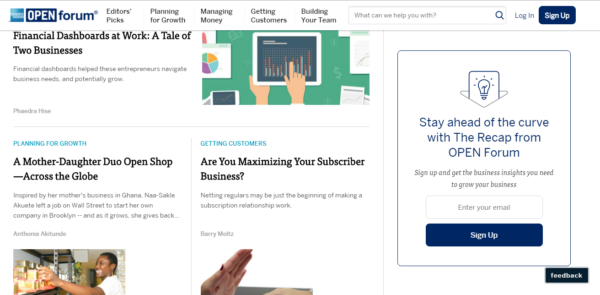 American-Express-Open-Forum-platform