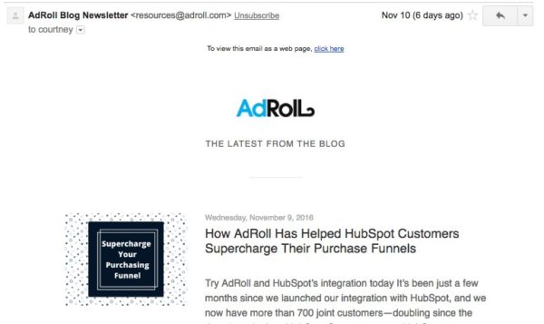 AdRoll-blog-newsletter