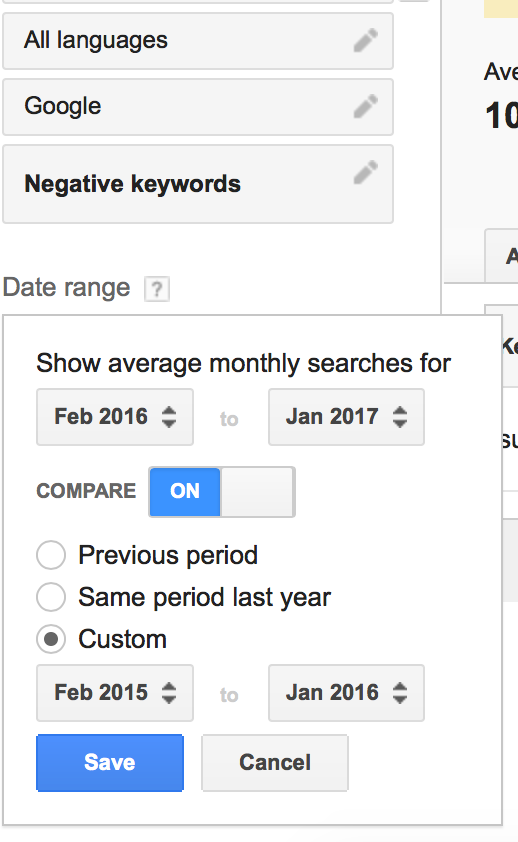 Keyword-planner-date-range