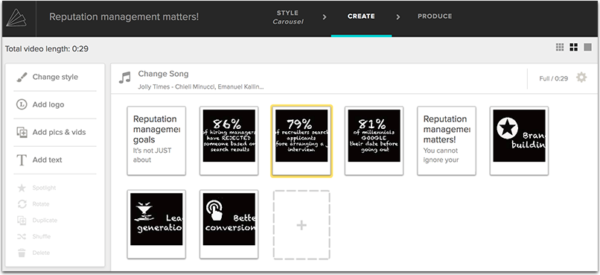 Animoto-visual-effects