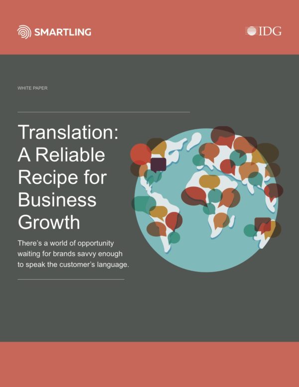 Smartling - Translation A Reliable Recipe for Business Growth cover image