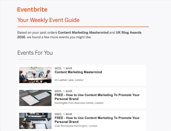 Eventbrite-newsletter