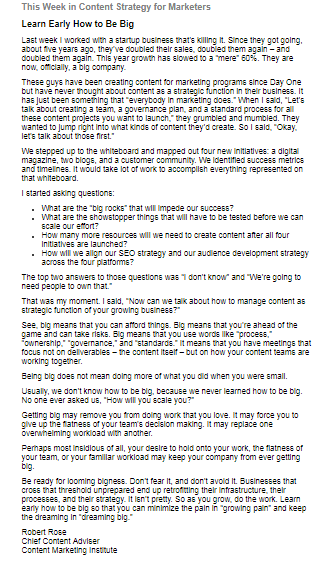 learn-early-how-to-be-big-content-strategy-newsletter