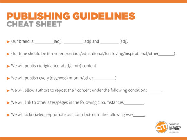 publishing-guidelines-cheat-sheet