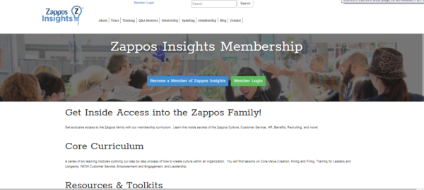 zappos-insights-membership-example