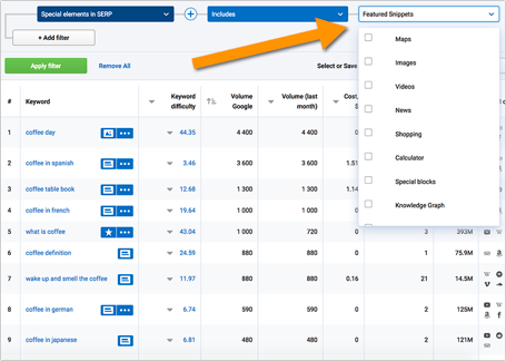 serpstat-keyword-filter