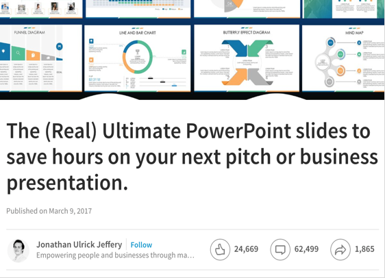 24Slides requires to comment or share its LinkedIn post in exchange for a download link to ensure the campaign has maximum reach.