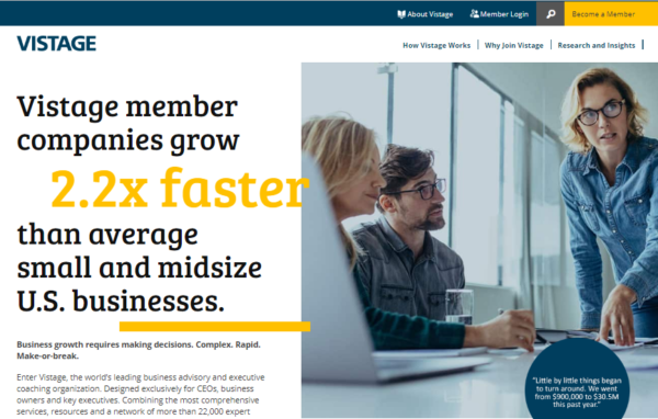 vistage-home-page-example