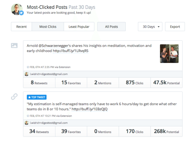 buffer-most-clicks-report