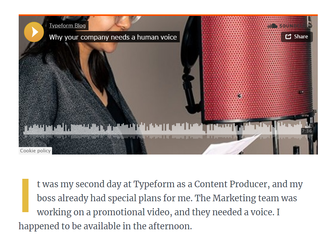 Typeform Example