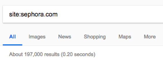 google-sephora-indexing