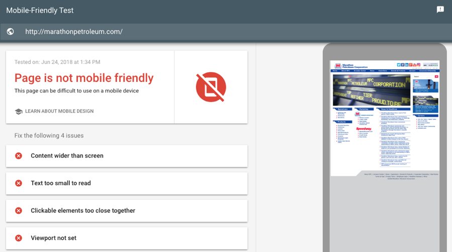 marathon-mobile-friendly-test