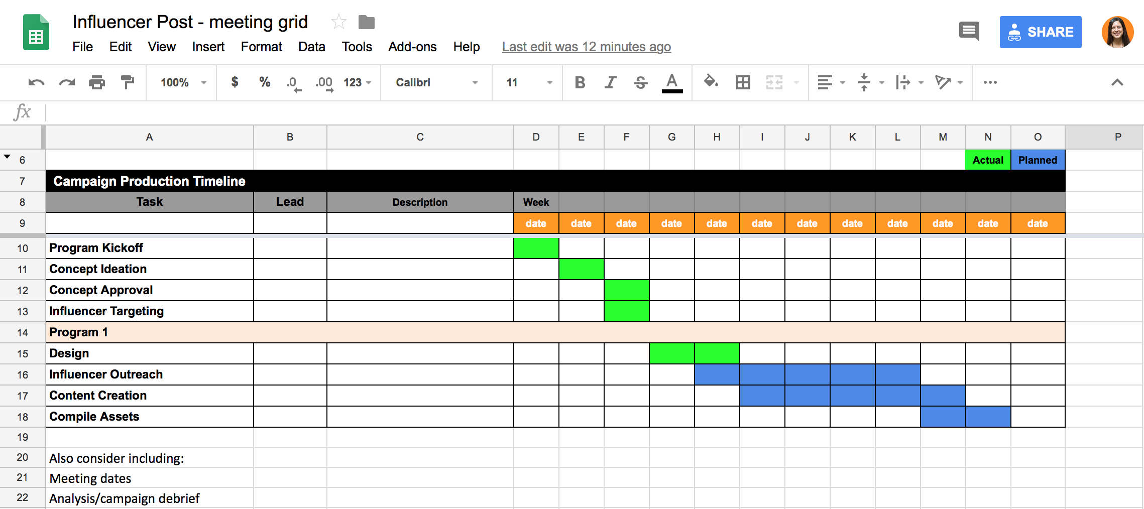 calendar-chart-example-influencer-ebook