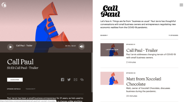 Mailchimp's C