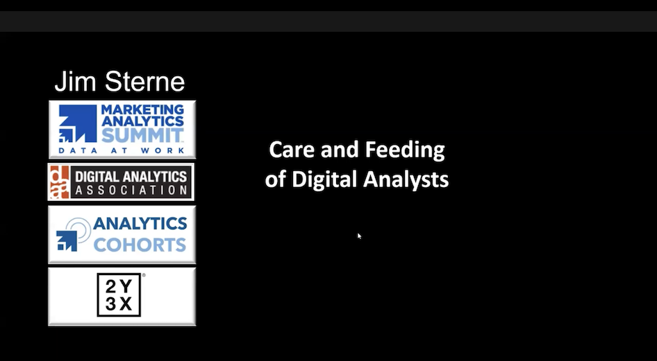 Care and Feeding of Digital Analysts